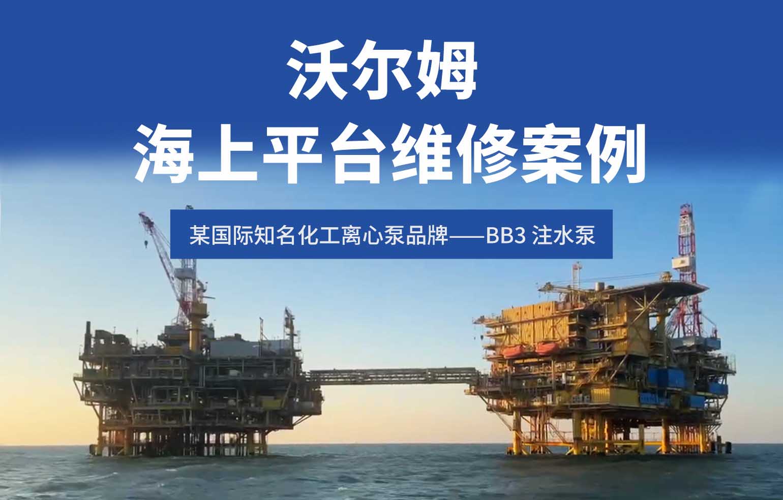 BB3 注水泵振動超標修復案例-沃爾姆精準檢修讓近 20 年老泵性能全面煥新